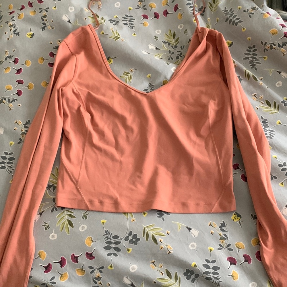 Lululemon Align long sleeve peach coloured 🍑